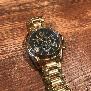 Michael Kors Oversized Bradshaw Gold-Tone Watch
